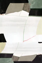 Abstracto geométrico en tonos apagados