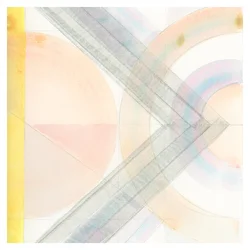 Capas geométricas en tonos pastel