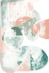 Capas geométricas en tonos pastel