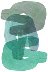 Formas verdes serenas