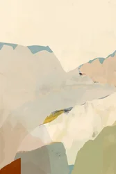 «Serene Mountain»: una obra abstracta