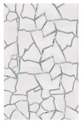 Fragmentos geométricos plateados