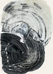 Abstracto monocromo en remolino