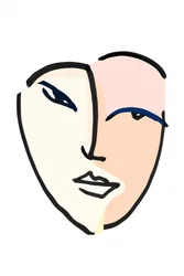 Esfera moderna en dos tonos