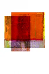 Abstracto en capas de colores vivos