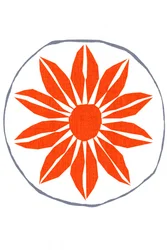 Flor de color naranja intenso