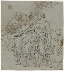 Lot y sus hijas (recto)