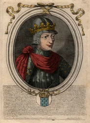 Retrato de Juan II el Bueno (1319-1364), Rey de Francia - Retrato de Juan II, 