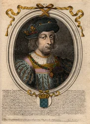 Retrato de Felipe V el Largo (1294-1322), Rey de Francia - Felipe V (1294-1322) 