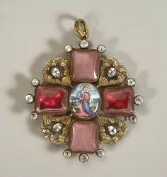 Insignia de la Orden de Santa Ana con diamantes, finales del siglo XVIII
