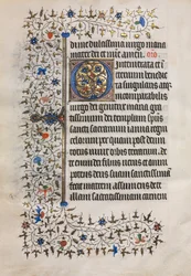 Libro de Horas (Uso de París): Inicial Decorada