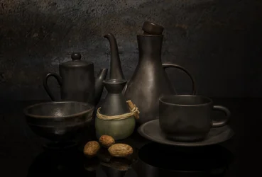 Naturaleza muerta de Moody Pottery