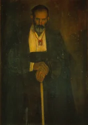 El anciano con el escapulario