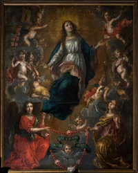 Iglesia parroquial (Parochiekerk Sint-Joris). Interior. Asunción de María. Nicolas de Liemaeckere. 1640.