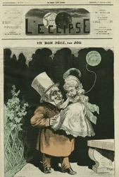 Un buen padre, Adolphe Thiers (1797-1877), historiador y estadista francés. Portada en "L