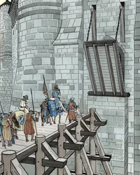 Guerra de los Cien Años: Felipe VI de Valois pide asilo en el castillo de Broye (1346)