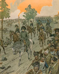 Jacques Marie Gaston Onfroy de Breville dit JOB - Historia de Bélgica: Waterloo en la tarde de la batalla (18 de junio)