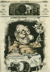 Louis Hyacinthe Duflost dit Hyacinthe (1814-1887), actor francés. Portada en “L