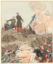 Asedio de Sebastopol durante la guerra de Crimea: el general Patrice de Mac-Mahon (Mac Mahon) (1808-1893) respondió al general Adolphe Niel (1802-1869) el 8 de septiembre: «J