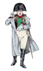 Retrato de Napoleón Bonaparte - litografía de Job (Jacques Onfroy de Breville) de 