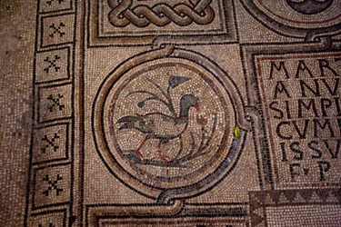 Detalle de la decoración del suelo (detalle)