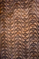 Detalle de decoración de suelo (mosaico)