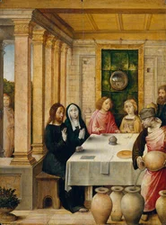 La fiesta de bodas en Caná, ca. 1500-1504