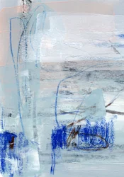Flujo abstracto azul