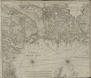 Mapa de la colección cartográfica de la Biblioteca Nacional de Noruega